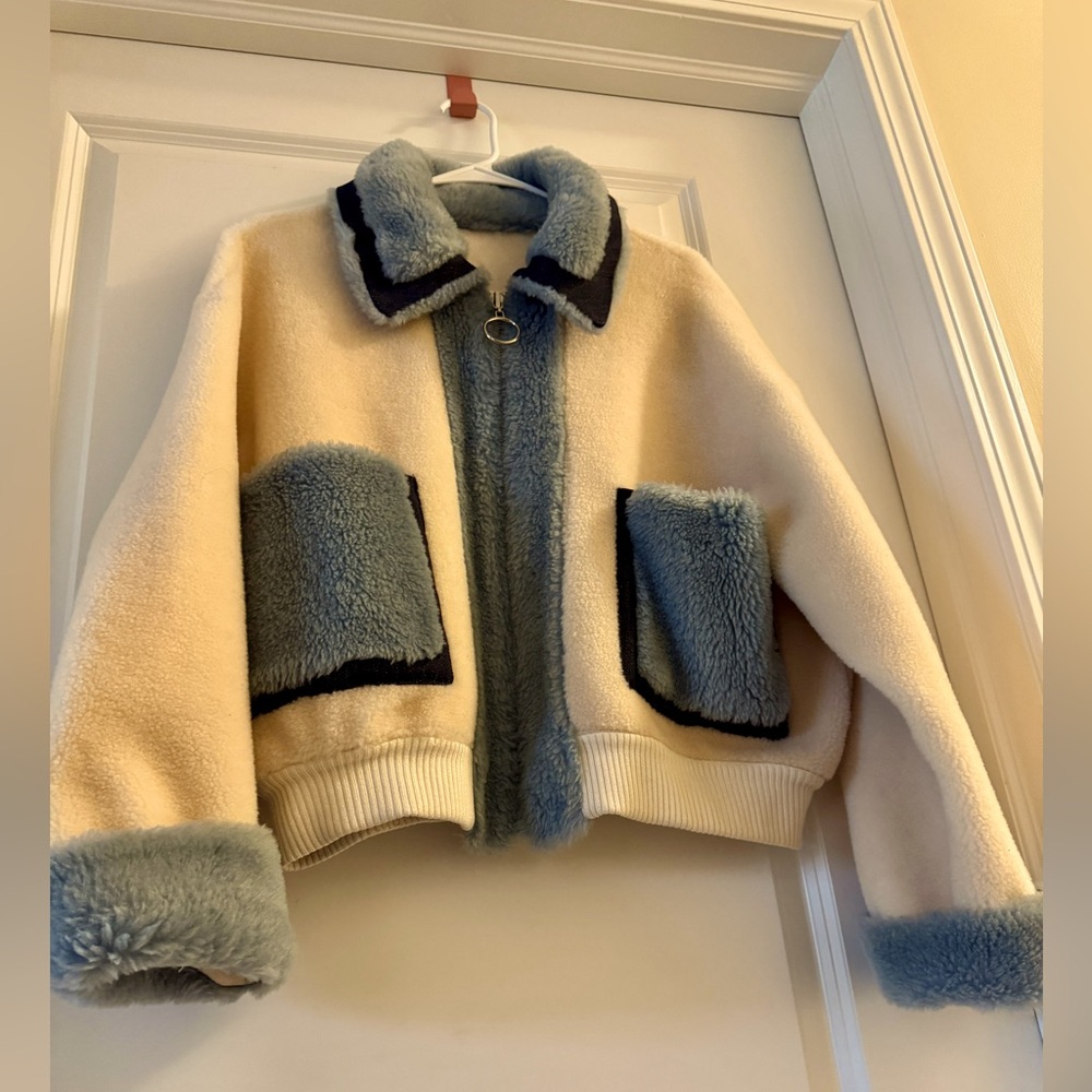Thick Shearling Jacket - One Size Fits All